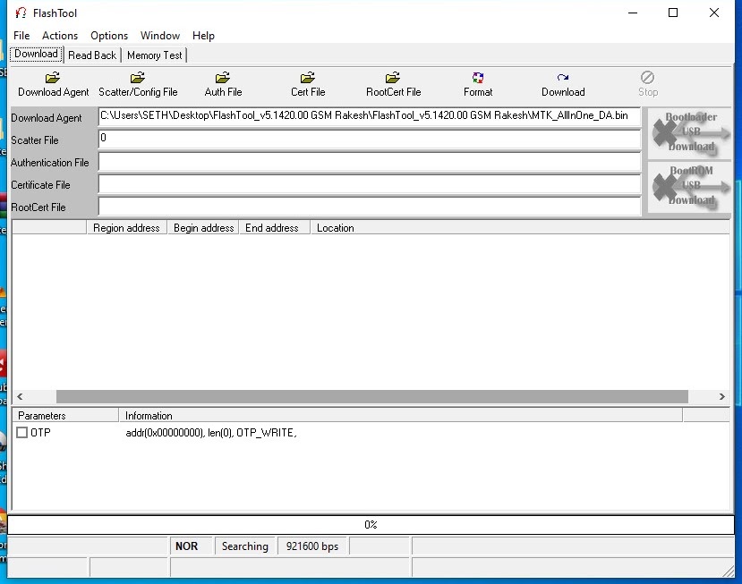 flash tool ver 5.1924